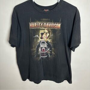 Harley Davidson Kansas City Mo Worth Men's Size XXL or 2XL Shirt double sided